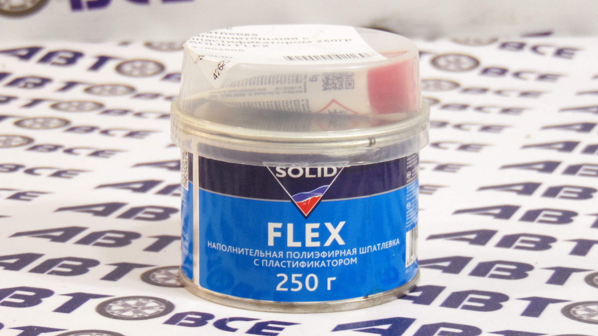 Шпатлевка наполнительная с пластификатором 250гр FLEX SOLID